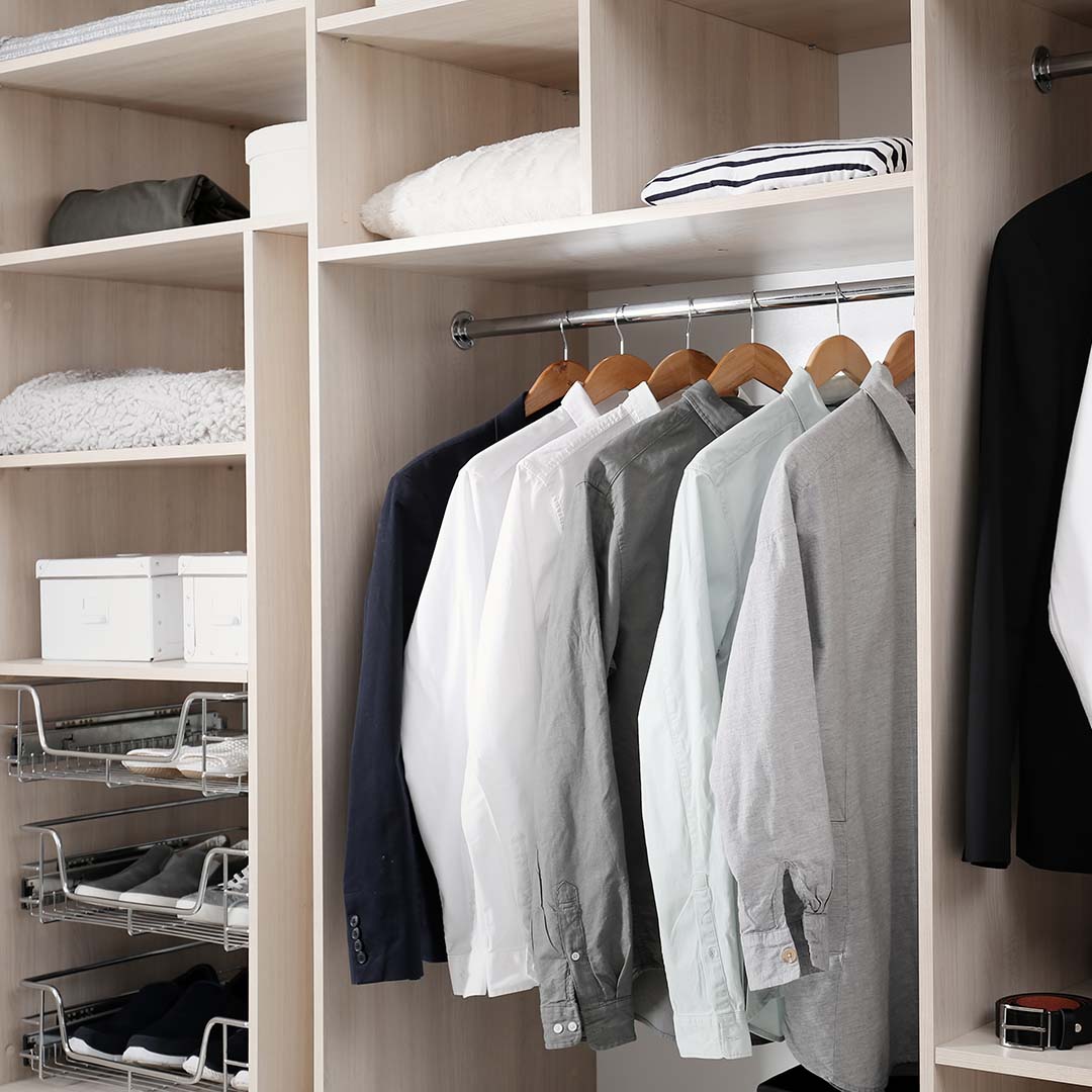 Closet with organization